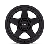KMC KM728 17x9 -38mm Matte Black
