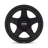 KMC KM728 LOBO 17x8.5 +18mm Matte Black
