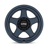 KMC KM728 LOBO 17x8.5 +18mm Metallic Blue