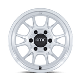 KMC KM729 RANGE 17x8.5 0mm Gloss Silver With Machined Face