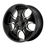 KMC KM755 VENOM Black wheel
