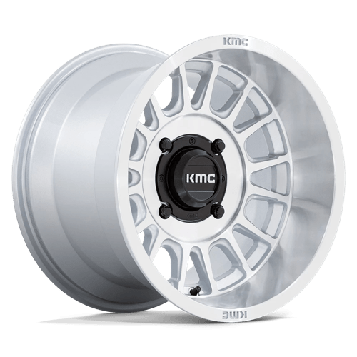 KMC Powersports KS138 IMPACT UTV 15x10 0 Silver With Machined Face