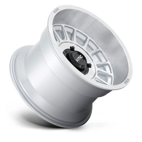 KMC Powersports KS138 IMPACT UTV 15x10 0 Silver With Machined Face