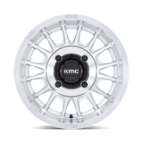 KMC Powersports KS138 IMPACT UTV 15x10 0mm Silver With Machined Face