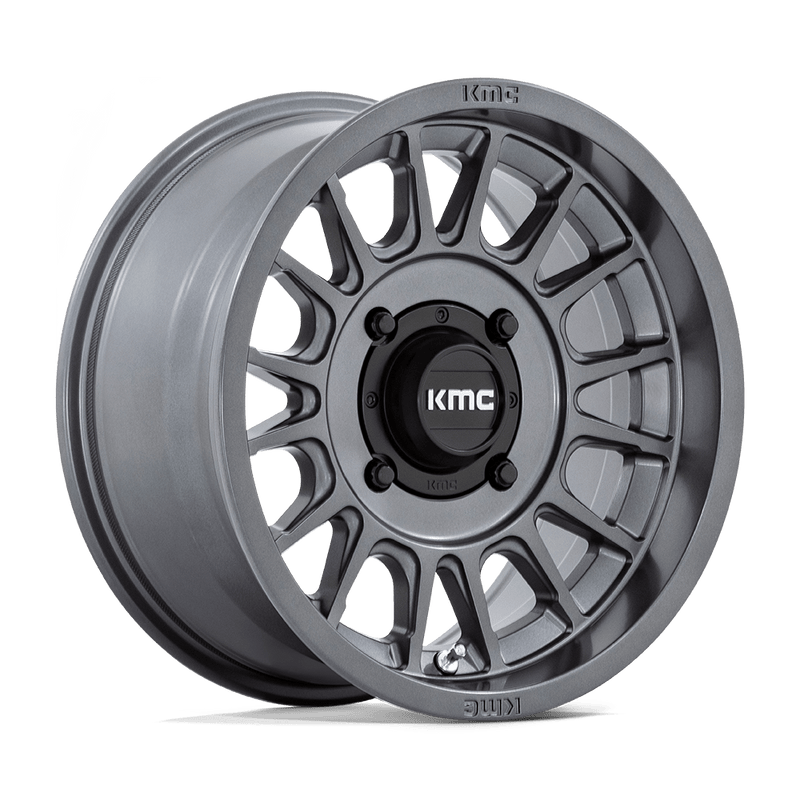KMC Powersports KS138 IMPACT UTV Gray wheel