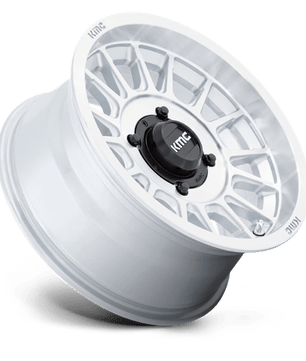 KMC Powersports KS138 IMPACT UTV 15x7 +10 Silver with Machined Face