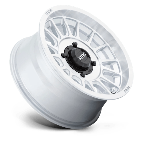 KMC Powersports KS138 IMPACT UTV 15x7 +10 Silver with Machined Face