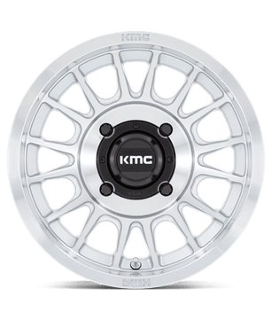 KMC Powersports KS138 IMPACT UTV 15x7 +10 Silver with Machined Face