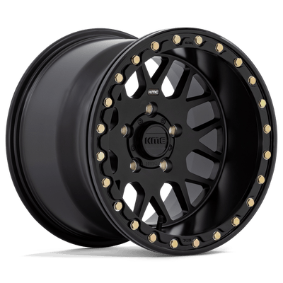 KMC Powersports KS235 GRENADE BEADLOCK Black wheel