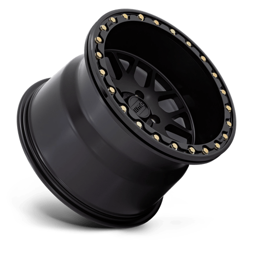 KMC Powersports KS235 GRENADE BEADLOCK 15x7 +10 Satin Black