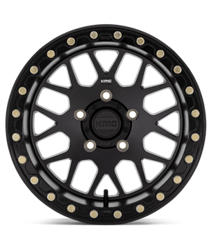 KMC Powersports KS235 GRENADE BEADLOCK 14x10 0 Satin Black