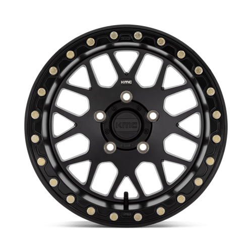 KMC Powersports KS235 GRENADE BEADLOCK 14x10 0 Satin Black