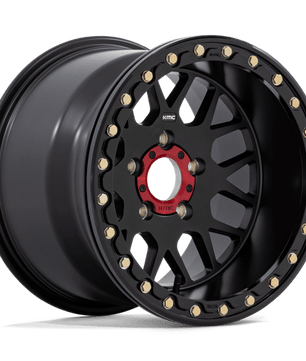 KMC Powersports KS235 GRENADE BEADLOCK 14x10 0 Satin Black