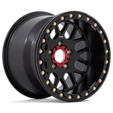 KMC Powersports KS235 GRENADE BEADLOCK 14x10 0mm Satin Black
