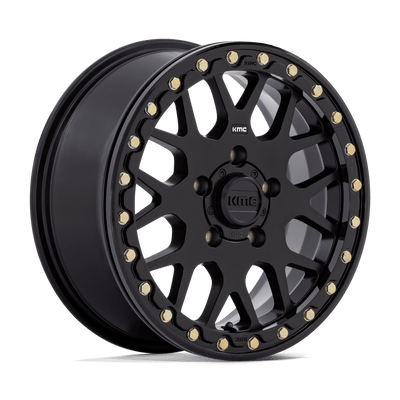 KMC Powersports KS235 GRENADE BEADLOCK Black wheel