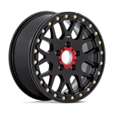 KMC Powersports KS235 Grenade Beadlock 15x6 Satin Black UTV off-road wheel