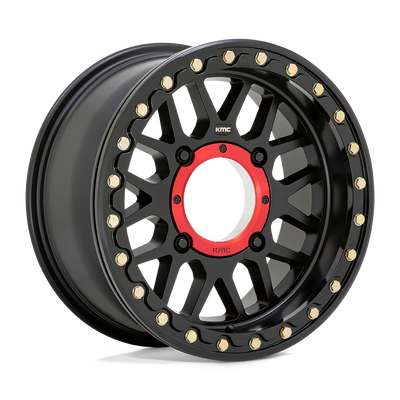 KMC Powersports KS235 GRENADE BEADLOCK Black wheel