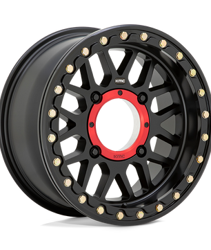 Kmc Powersports Ks235 Grenade Beadlock Satin Black