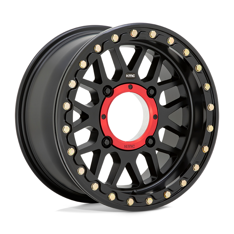 KMC Powersports KS235 GRENADE BEADLOCK Black wheel