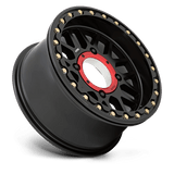 KMC Powersports KS235 GRENADE BEADLOCK 15x7 +10mm Satin Black