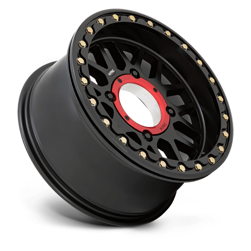 KMC Powersports KS235 GRENADE BEADLOCK 15x7 +10 Satin Black