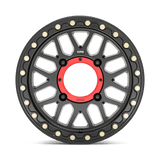 KMC Powersports KS235 GRENADE BEADLOCK 15x7 +10mm Satin Black