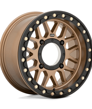 KMC Powersports KS235 GRENADE BEADLOCK 15x7 +10 Satin Bronze