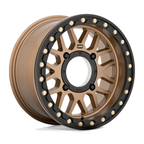 KMC Powersports KS235 GRENADE BEADLOCK 15x7 +10 Satin Bronze