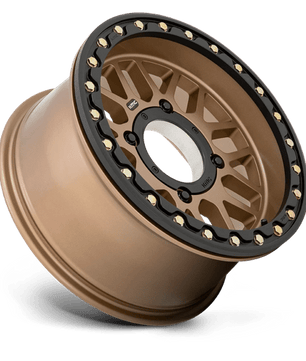 KMC Powersports KS235 GRENADE BEADLOCK 15x7 +10 Satin Bronze