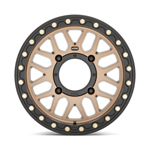 KMC Powersports KS235 GRENADE BEADLOCK 15x7 +10 Satin Bronze