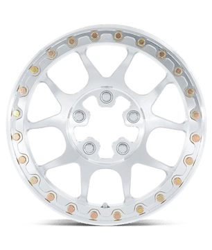 KMC Powersports KS437 TORO FORGED BEADLOCK 15x6 +50 Raw Machined Forged
