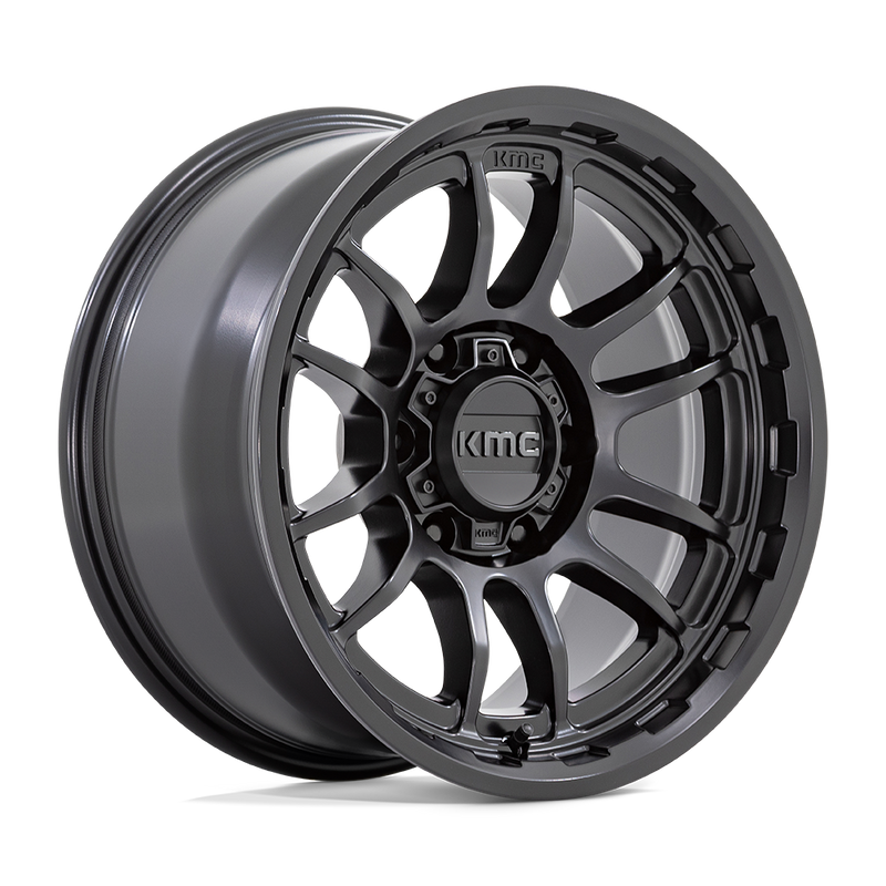 KMC KM727 WRATH Black wheel