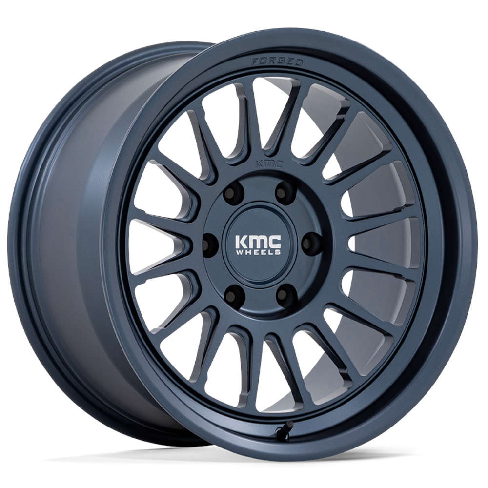 KMC KM447 Blue wheel