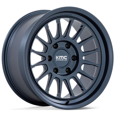 KMC KM447 Blue wheel