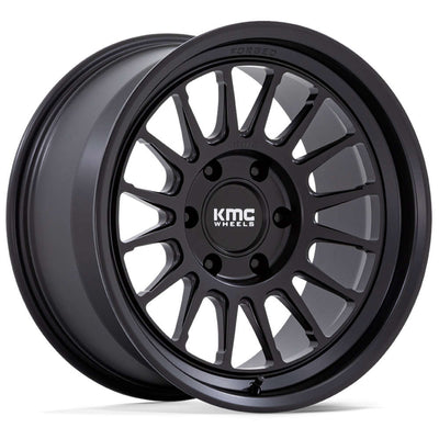 KMC KM447 Satin Black wheel