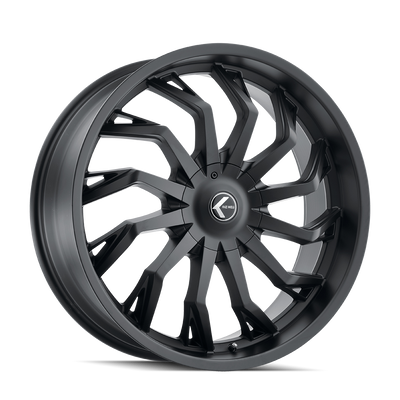 Kraze SCRILLA KR142 Satin Black wheel