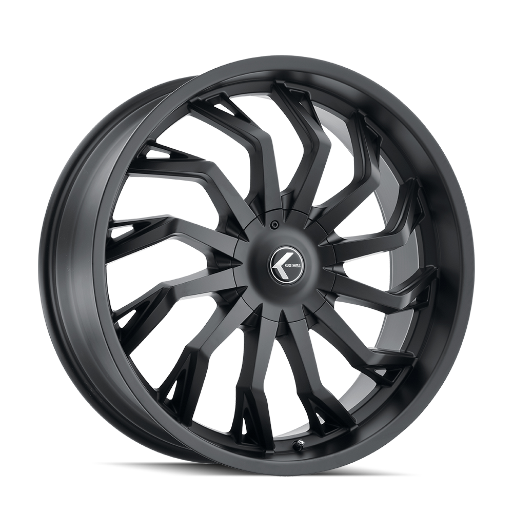 Kraze SCRILLA KR142 Satin Black wheel