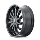 Kraze Scrilla KR142 24x9.5 Satin Black premium SUV wheel