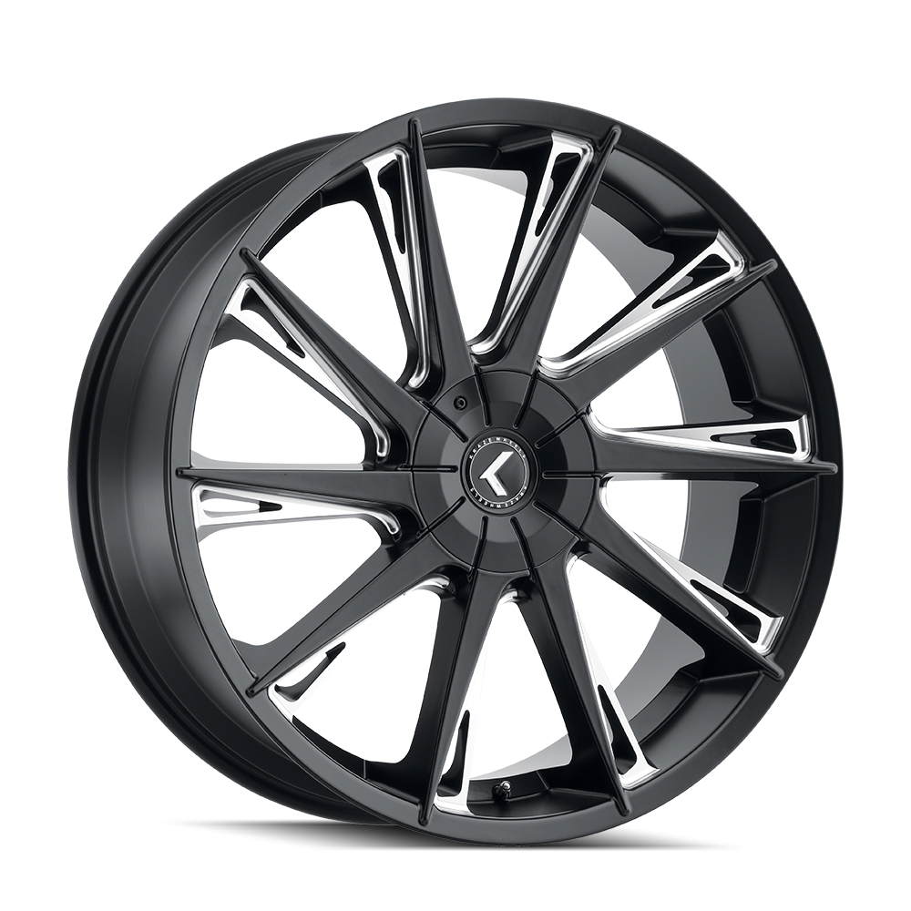 Kraze SWAGG KR144 Gloss Black Milled wheel