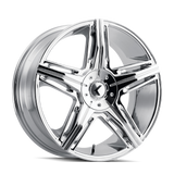 Kraze HYPE KR158 Chrome wheel