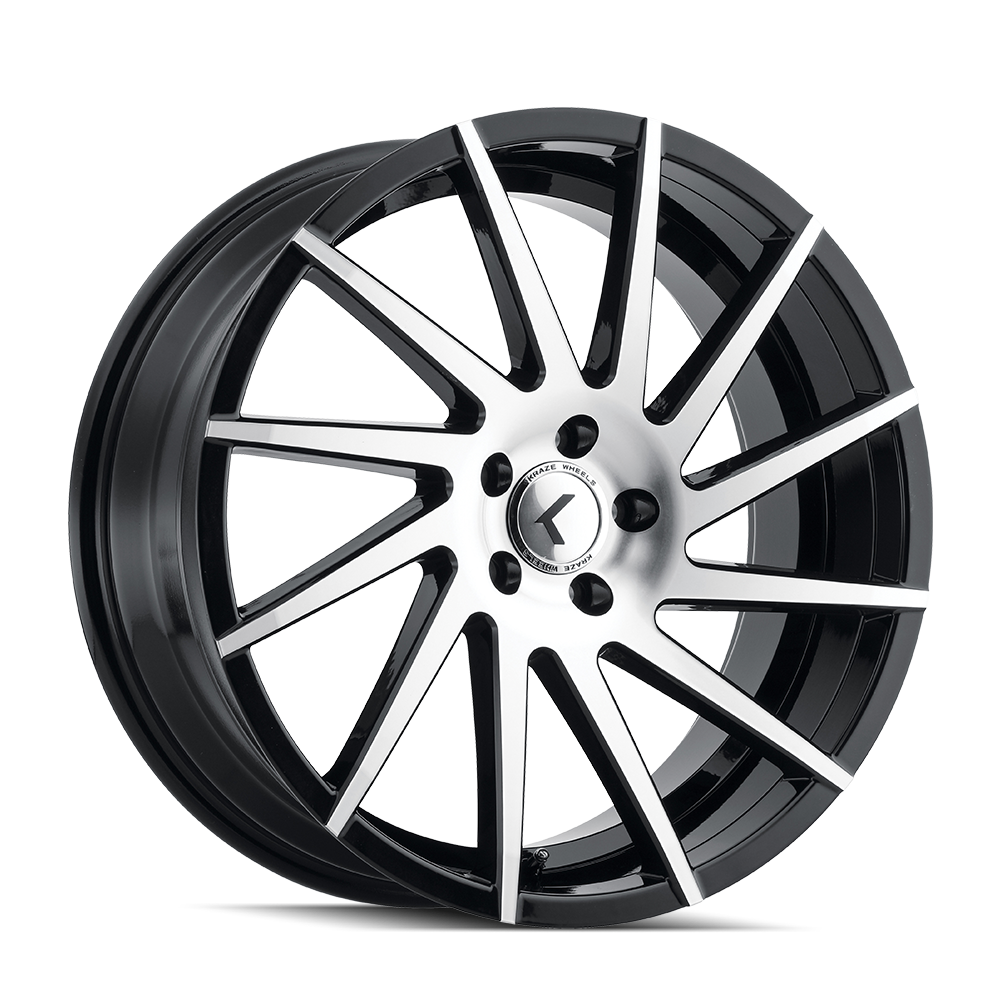Kraze SPINNER KR181 Gloss Black Machined wheel