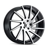 Kraze SPINNER KR181 Gloss Black Machined wheel
