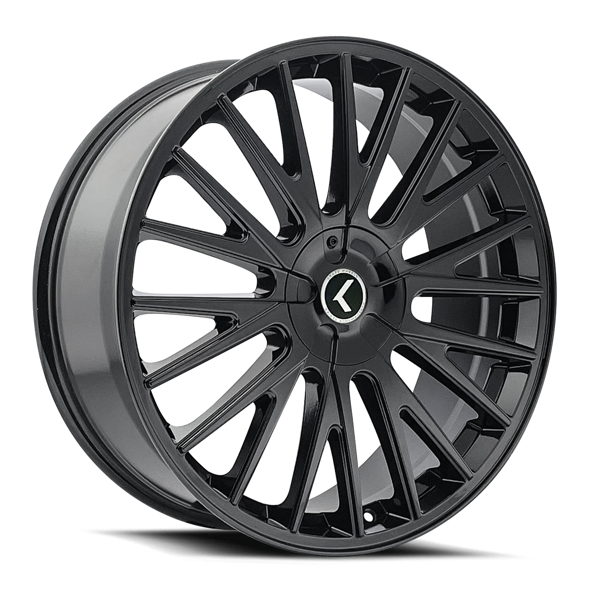 Kraze Double Down Gloss Black wheel