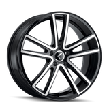 Kraze LUSSO KR190 Gloss Black Machined wheel