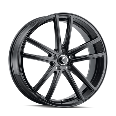 Kraze LUSSO KR190 Gloss Black wheel
