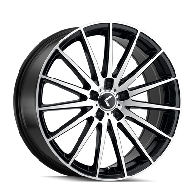 Kraze STUNNA KR191 Matte Black Machined wheel