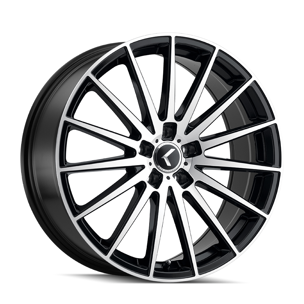 Kraze STUNNA KR191 Matte Black Machined wheel