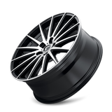 Kraze Stunna KR191 18x8 matte black machined premium Euro wheel