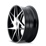 Kraze Phase KR192 20x8.5 Gloss Black Machined premium Euro wheel