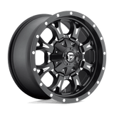 Fuel 1PC Krank 18x9 +1mm Black with Machined Detailing
